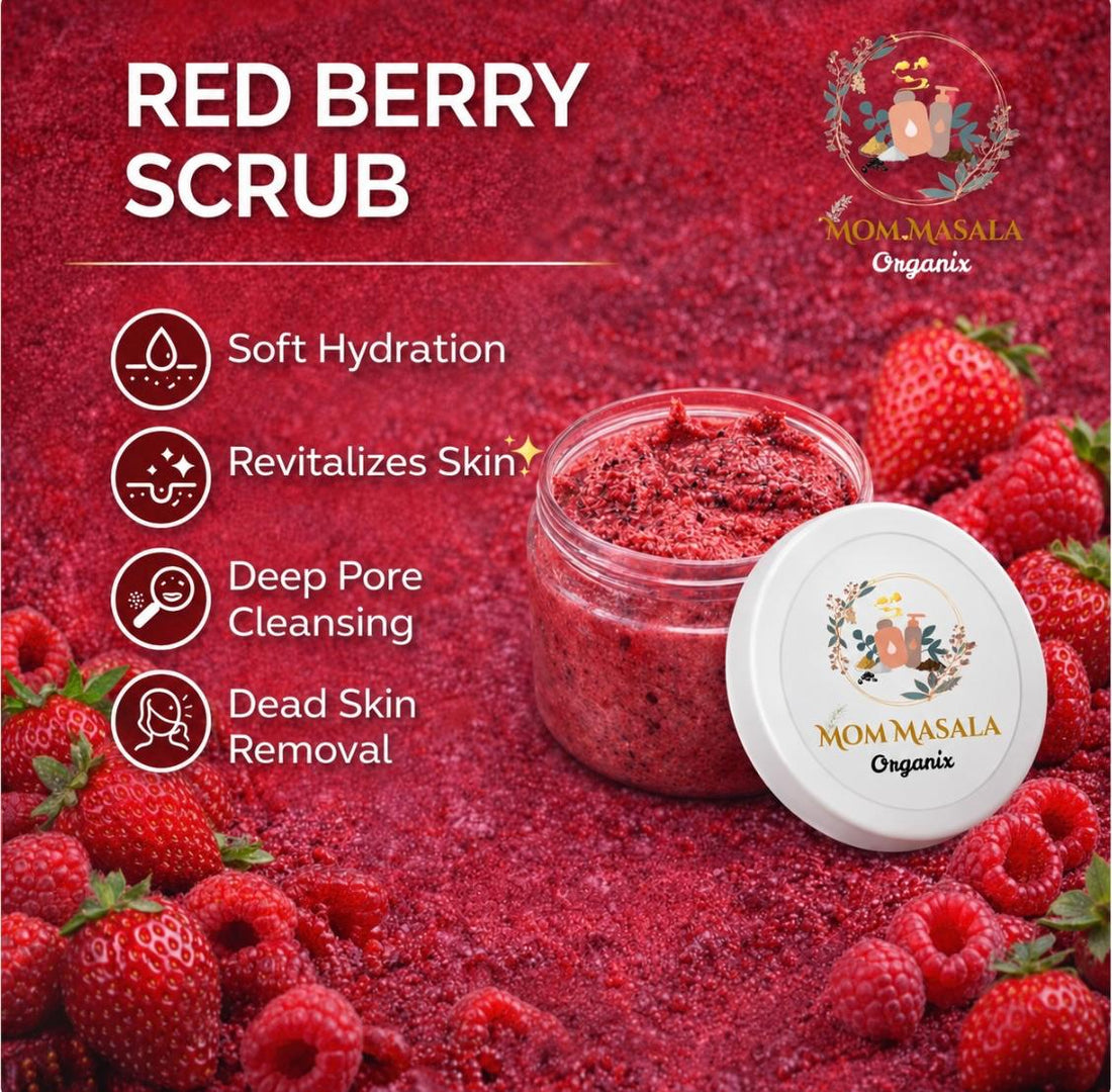 Mom Masala Organix Red Berry Face Scrub