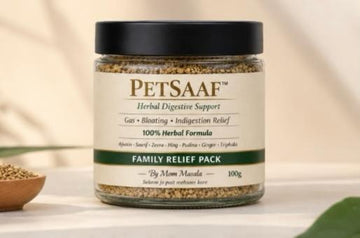 PETSAAF Herbal Digestive Support | Natural Gas, Bloating & Indigestion Relief